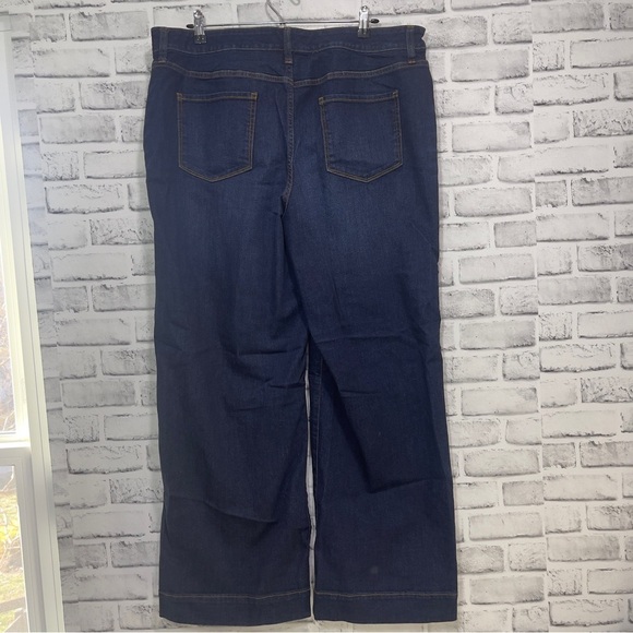 A.N.A Wide Leg High Rise Plus Size Jeans 18W - Picture 2 of 6